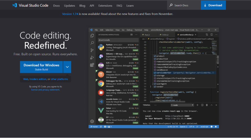 Microsoft Visual Studio Code